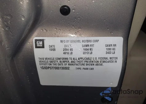 2006 Cadillac Cts Standard from USA, damaged, VIN 1G6DP577660139302